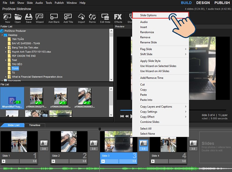 Chèn văn bản vào videc
